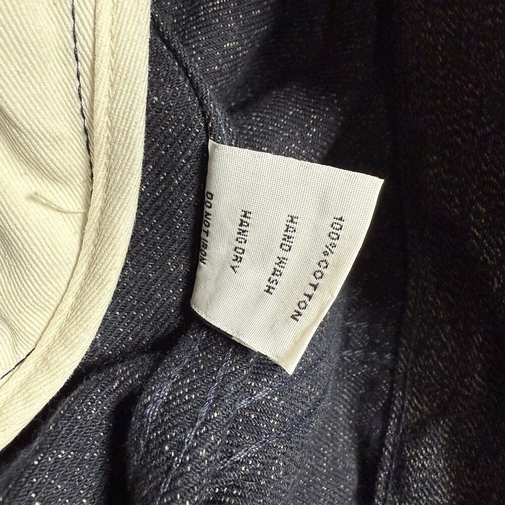 3Sixteen Ranch Jacket Mens Size Small Denim Selvedge Salt Pepper Barn - Picture 13 of 13